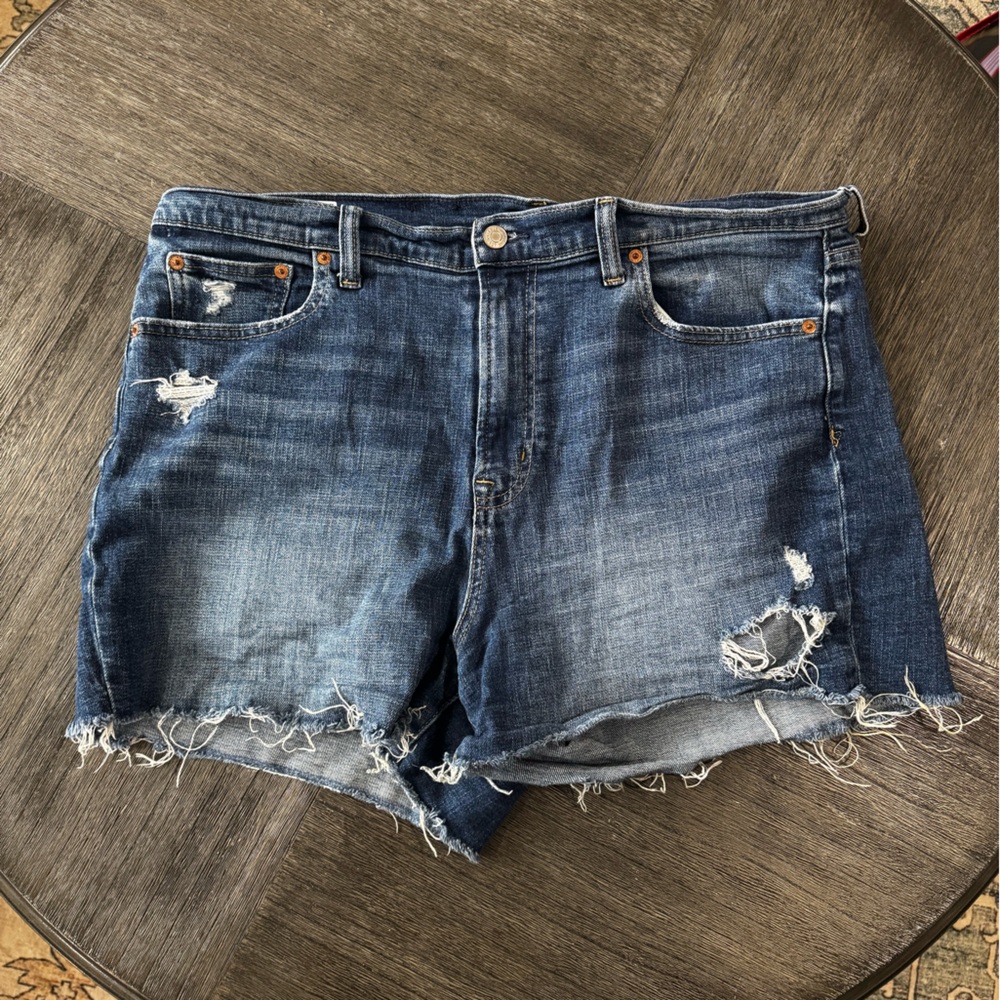 GAP Distressed Blue Denim Women's Shorts